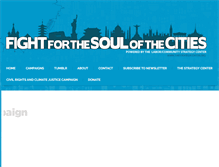 Tablet Screenshot of fightforthesoulofthecities.com